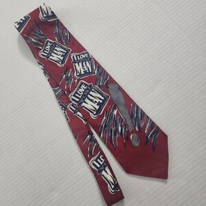 BUD LITE BEER I LOVE YOU MAN Genuine Collection Necktie Tie Anheuser Busch